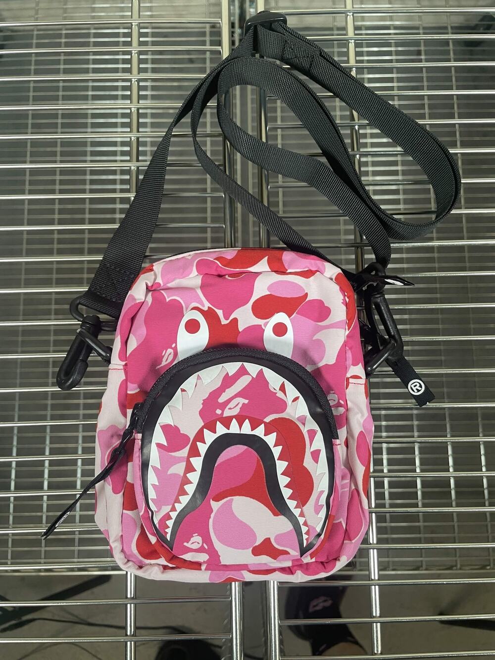 A Bathing Ape PINK CAMO SHOULDER BAG BAPE